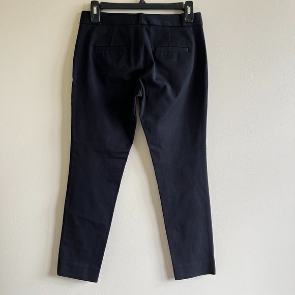 Banana Republic Sloan Skinny-Fit Ankle Pants Black Womens Size 00 Petite - Picture 7 of 11